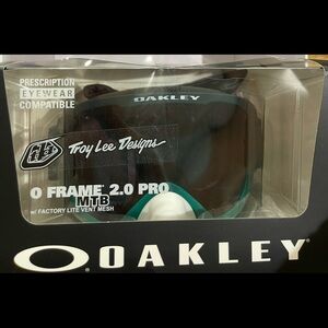 Oakley O Frame 2.0 Pro MTB Goggles - Black and Teal